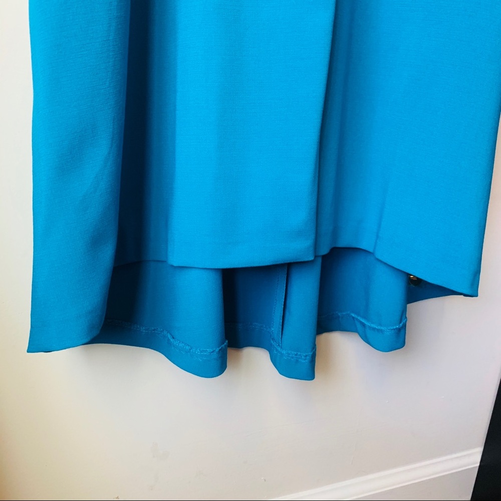 Teal-Turquoise Blue A-Line Dress By Closet London - Picture 7 of 10